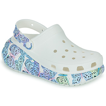 Pantofi Femei Saboti Crocs Classic Crush Butterfly Clog Alb / Albastru