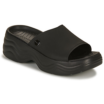 Pantofi Femei Papuci de vară Crocs Skyline Slide Negru