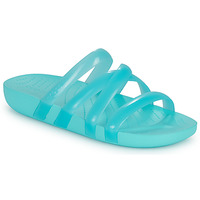 Pantofi Femei Papuci de vară Crocs CrocsSplashGlossyStrappy Albastru