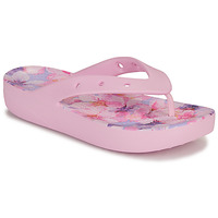Pantofi Femei  Flip-Flops Crocs ClPlatformCherryBlossomFlip Roz / Violet