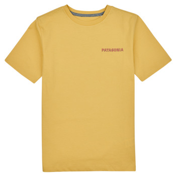 Îmbracaminte Copii Tricouri mânecă scurtă Patagonia K's Regenerative Organic Certified Cotton Graphic T-Shirt Galben