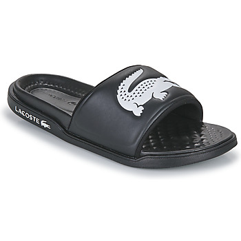Pantofi Bărbați Șlapi Lacoste CROCO SLIDE Negru / Alb