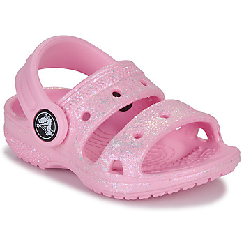 Pantofi Fete Sandale
 Crocs Classic Crocs Glitter Sandal T Roz