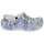 Pantofi Fete Saboti Crocs Classic Butterfly Clog K Alb / Violet
