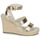 Pantofi Femei Sandale Only ONLAMELIA-16 WEDGE SANDAL FOIL Auriu