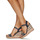 Pantofi Femei Sandale Tommy Hilfiger SEASONAL WEBBING WEDGE Albastru