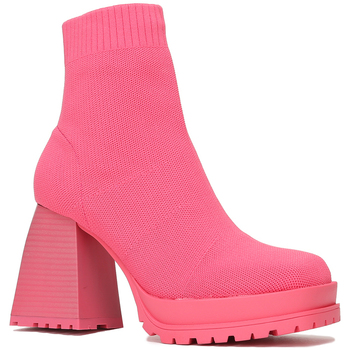 Pantofi Femei Botine La Modeuse 14378_P36693 roz