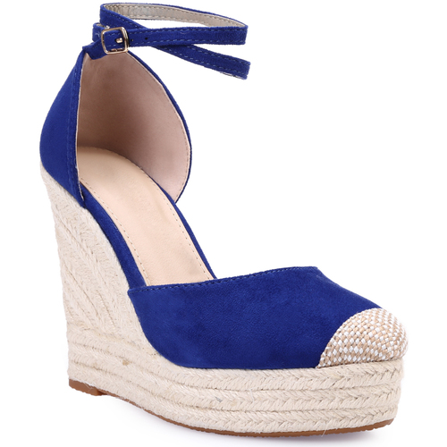 Pantofi Femei Espadrile La Modeuse 14715_P38914 albastru