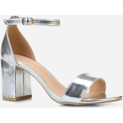 Pantofi Femei Sandale La Modeuse 15250_P42033 Argintiu