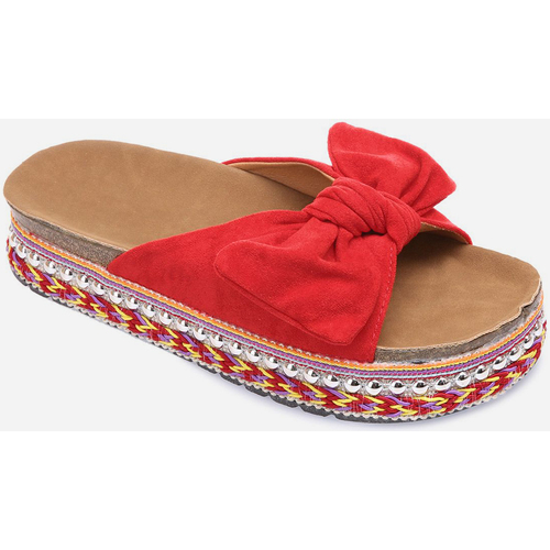 Pantofi Femei  Flip-Flops La Modeuse 15741_P44935 roșu