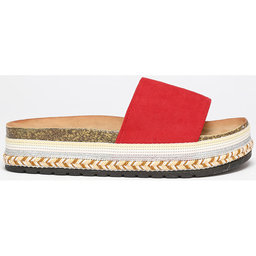 Pantofi Femei  Flip-Flops La Modeuse 15821_P45415 roșu