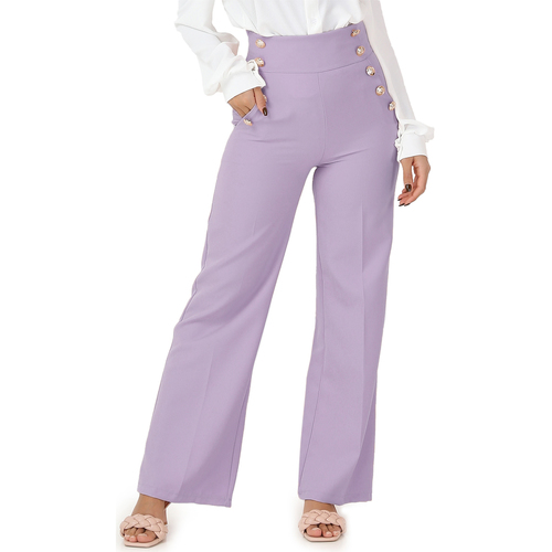 Îmbracaminte Femei Pantaloni  La Modeuse 18677_P52990 violet