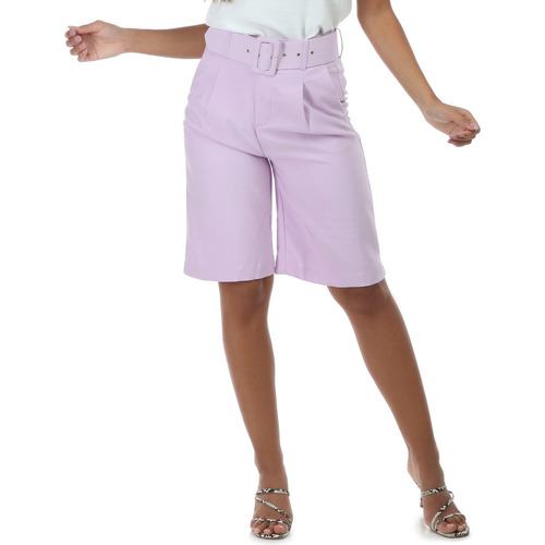 Îmbracaminte Femei Pantaloni scurti și Bermuda La Modeuse 21106_P57917 violet
