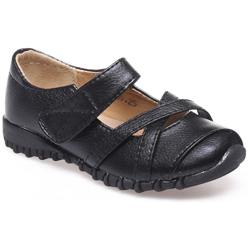 Pantofi Copii Balerin și Balerini cu curea La Modeuse 24068_P60713 Negru