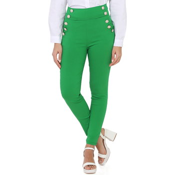 Îmbracaminte Femei Pantaloni  La Modeuse 50038_P89716 verde