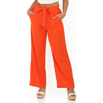 Îmbracaminte Femei Pantaloni  La Modeuse 50140_P90029 portocaliu