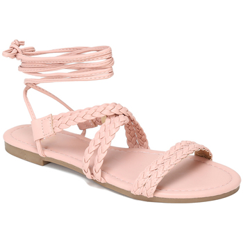 Pantofi Femei Sandale La Modeuse 58009_P132315 roz