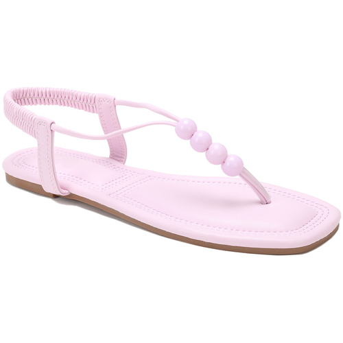 Pantofi Femei Sandale La Modeuse 58267_P133803 roz