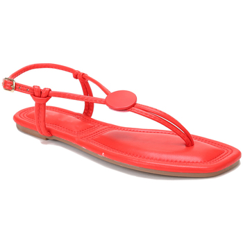 Pantofi Femei Sandale La Modeuse 58271_P133829 roșu