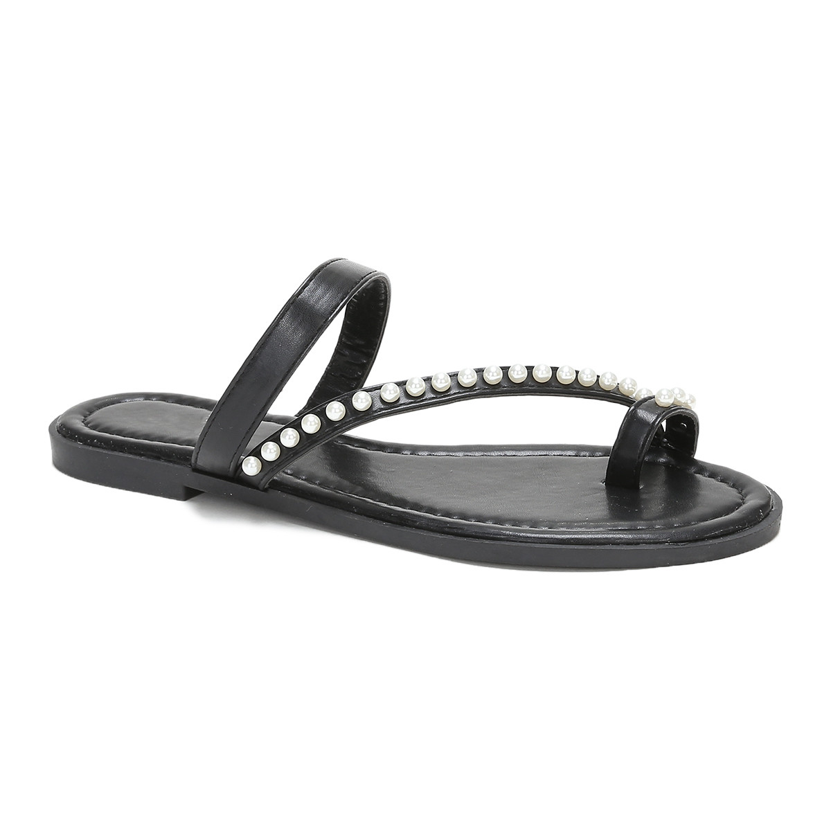 Pantofi Femei  Flip-Flops La Modeuse 58489_P134849 Negru