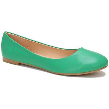 Pantofi Femei Balerin și Balerini cu curea La Modeuse 58565_P135183 verde