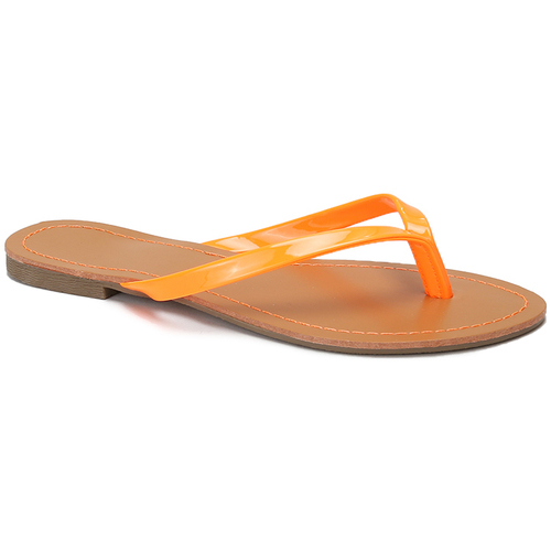 Pantofi Femei  Flip-Flops La Modeuse 61315_P139794 portocaliu