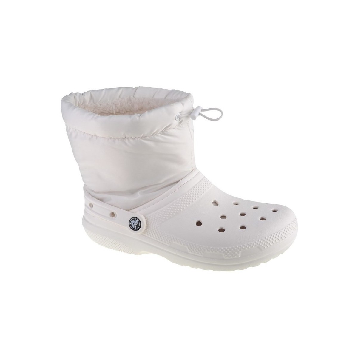 Pantofi Femei Cizme Crocs Classic Lined Neo Puff Boot Alb