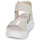 Pantofi Femei Sandale NeroGiardini E307841D-711 Alb / Bej