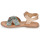 Pantofi Fete Sandale Mod'8 CANIBRAID Auriu / Turcoaz