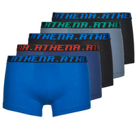 Lenjerie intimă Bărbați Boxeri Athena BASIC COTON  X5 Negru / Gri / Albastru / Albastru