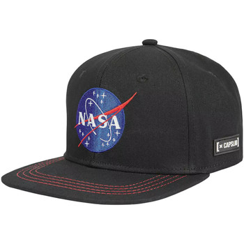 Accesorii textile Bărbați Sepci Capslab Space Mission NASA Snapback Cap Negru