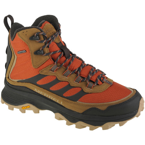 Pantofi Bărbați Drumetie și trekking Merrell Moab Speed Thermo Mid WP portocaliu