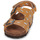 Pantofi Fete Sandale Citrouille et Compagnie TOTIS Imprimeuri / Eyes / Camel