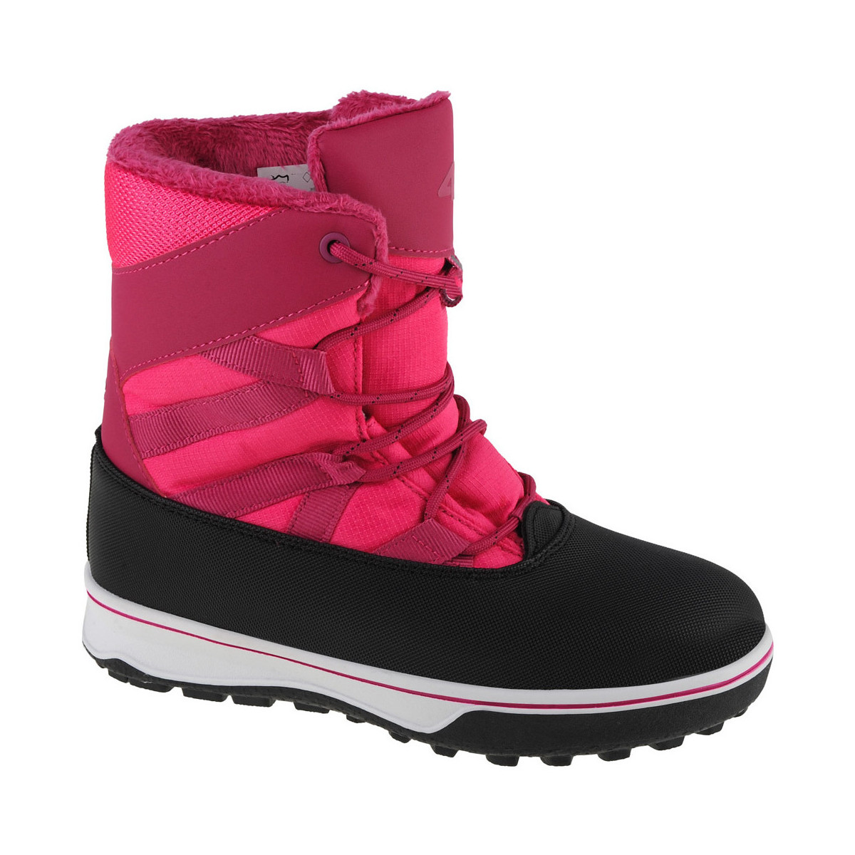 Pantofi Fete Cizme de zapadă 4F Kids Snow Boots roz