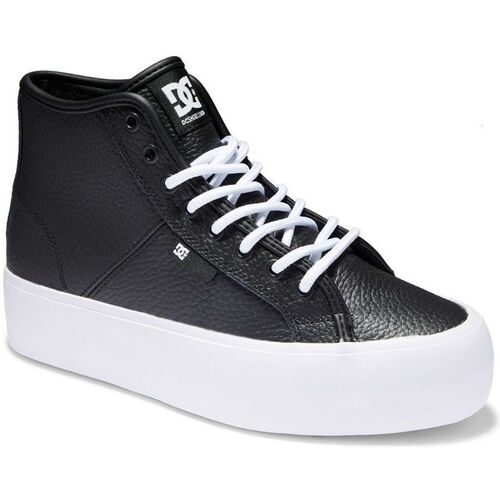 Pantofi Femei Sneakers DC Shoes Manual hi wnt ADJS300286 BLACK/WHITE (BKW) Negru