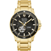 Ceasuri & Bijuterii Bărbați Ceasuri Analogice Bulova 97A174, Automatic, 45mm, 20ATM Auriu