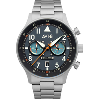 Ceasuri & Bijuterii Bărbați Ceasuri Analogice Avi-8 AV-4088-22, Quartz, 44mm, 5ATM Argintiu