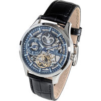 Ceasuri & Bijuterii Bărbați Ceasuri Analogice Carl Von Zeyten CVZ0063BLS, Automatic, 44mm, 10ATM Argintiu