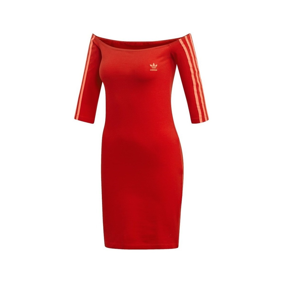 Îmbracaminte Femei Rochii adidas Originals Shoulder Dress Scarle roșu
