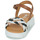 Pantofi Fete Sandale Citrouille et Compagnie NASAKO Camel / Multicolor