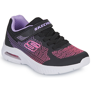 Pantofi Fete Pantofi sport Casual Skechers MICROSPEC MAX PLUS Black / Pink
