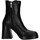 Pantofi Femei Botine Brando CAROL 30 Negru