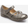 Pantofi Femei Balerin și Balerini cu curea La Modeuse 24072_P60734 Argintiu