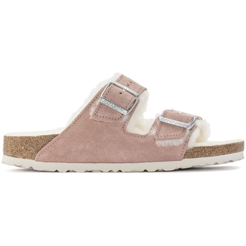 Pantofi Femei Sandale Birkenstock Arizona Shearling 1023258 Narrow - Pink Clay roz