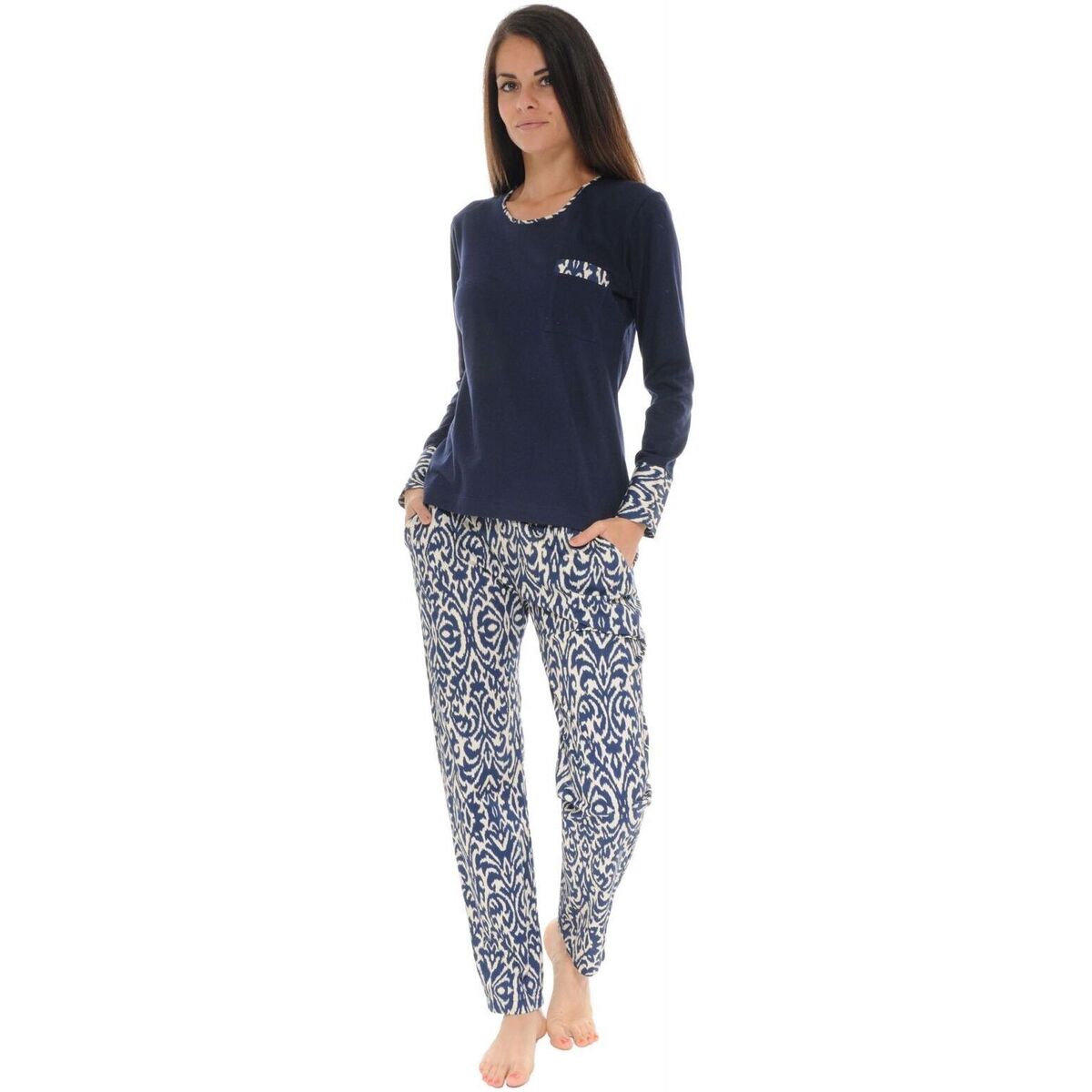 Îmbracaminte Femei Pijamale și Cămăsi de noapte Pilus TELIA albastru