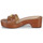 Pantofi Femei Papuci de vară Lauren Ralph Lauren ROXANNE-SANDALS-FLAT SANDAL Coniac