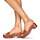 Pantofi Femei Papuci de vară Lauren Ralph Lauren ROXANNE-SANDALS-FLAT SANDAL Coniac