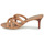 Pantofi Femei Papuci de vară Lauren Ralph Lauren LILIANA-SANDALS-HEEL SANDAL Ecru