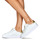 Pantofi Femei Pantofi sport Casual Lauren Ralph Lauren ANGELINE 4-SNEAKERS-LOW TOP LACE Alb