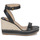 Pantofi Femei Sandale Lauren Ralph Lauren HILARIE-ESPADRILLES-WEDGE Negru